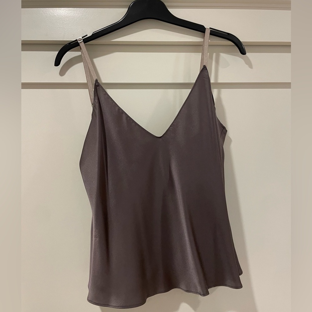 Sablyn Alina Silk Camisole Walnut size Medium